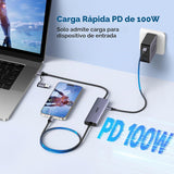 Capturadora UGREEN 2K PD 100W puertos y conexiones