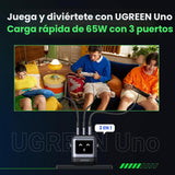 Cargador UGREEN Uno 65W en uso