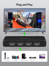 Lemorele G99 Switch HDMI 4K Con Control Remoto