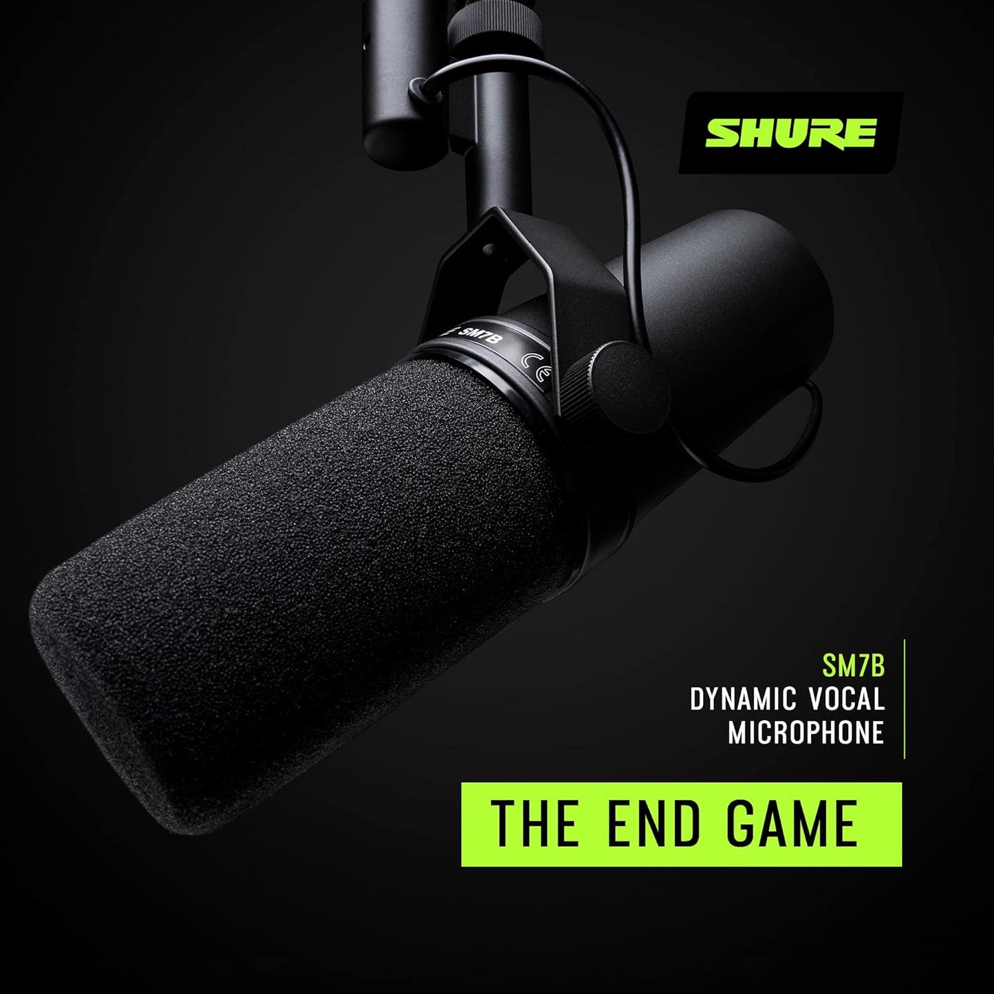 Shure SM7B Micrófono Profesional para Podcast y Estudio
