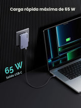 Cargador UGREEN Nexode Pro 65W slim detalle de características