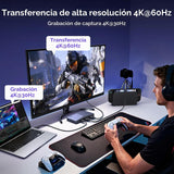 Capturadora UGREEN 4K FPGA detalle de características