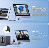 Monitor portátil UGREEN 16 pulgadas en uso