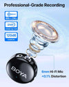 Boya BY-BOYALINK 3-04 Micrófono con IA Conectores USB-C y Lightning (Sin Caja de Carga)