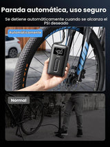 Inflador UGREEN 150 PSI puertos y conexiones
