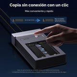 Clonador UGREEN NVMe 40 Gbps puertos y conexiones
