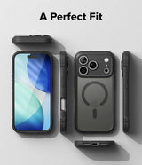 Ringke iPhone 17 Pro Max Case, FUSION BOLD MAGNETIC Matte Treatment, Translucent, Back Cover, Shockproof, TPU Bumper Included, Anti-Slip Texture, Smartphone Case Cover for iPhone Pro Max - Magnetic