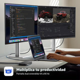 Docking UGREEN DisplayLink 9 en 1 puertos y conexiones