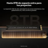 Docking UGREEN Maxidok Thunderbolt 5 SSD en uso
