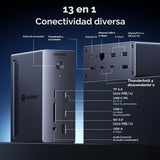 Docking UGREEN Thunderbolt 4 13 en 1 detalle de características