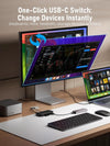Lemorele H200 Conecta Varios Periféricos en 2 Computadores