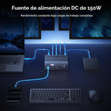 Docking UGREEN DisplayLink 15 en 1 medidas y diseño