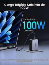 Cargador UGREEN Nexode X 100W detalle de características