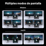 Docking UGREEN Revodok Pro 10 en 1 en uso