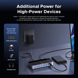 Switch USB UGREEN 10 Gbps medidas y diseño