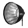 Godox P120H montado en set de iluminación