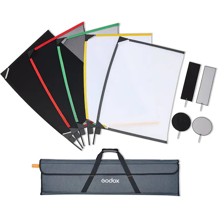 Kit de banderas Godox SF6090 con marcos y telas