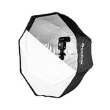 Detalle del vástago del softbox Godox SB-UBW80