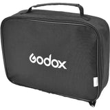 Godox SFUV8080 con flash speedlite montado