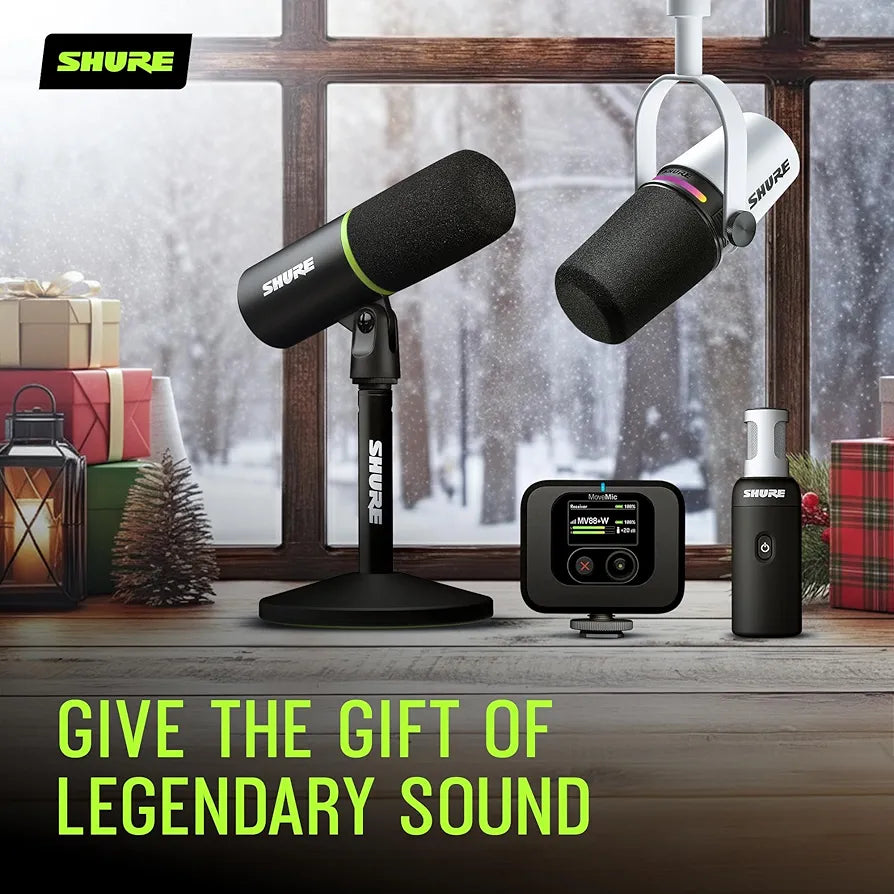 Shure BETA 58A Vocal Microphone - Single Element Supercardioid Dynamic Mic for Stage and Studio, Includes A25D Adjustable Stand Adapter, 5/8” to 3/8”  Thread Adapter and Storage Bag