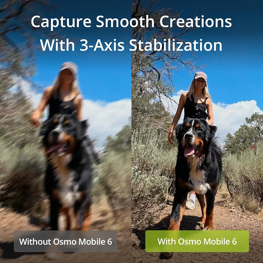 DJI Osmo Mobile 6 - Estabilizador de teléfono de 3 ejes, barra de extensión, seguimiento de objetos, portátil y plegable, para Android/iPhone, para vlogging, videos de You Tube y TikTok, gris platino