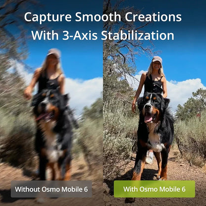 DJI Osmo Mobile 6 - Estabilizador de teléfono de 3 ejes, barra de extensión, seguimiento de objetos, portátil y plegable, para Android/iPhone, para vlogging, videos de You Tube y TikTok, gris platino