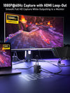 Lemorele AC12 Capturadora de Video 1080P + HUB USB-C
