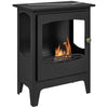 [EU Almacén] Chimenea de bioetanol de 7000 BTU – Chimenea de acero para bioetanol – Depósito de 0,9 l – Autonomía de 3 horas – 39 x 26 x 54 cm – Negra