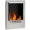 [EU Almacén] Chimenea de etanol de acero inoxidable, capacidad de 0,9 litros, autonomía de hasta 3,3 horas, color plateado.