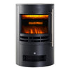[EU Almacén] Chimenea eléctrica independiente de 900 W/2000 W con efecto de llama, temperatura ajustable y protección contra sobrecalentamiento, 41 x 41 x 64,5 cm, color negro.
