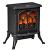 [EU Almacén] Chimenea eléctrica independiente con 2 niveles de potencia (750/1500 W), efecto llama, área de cobertura de 15–20 m², color negro
