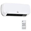 [EU Almacén] Calefactor de pared de 2000 W – Calefacción cerámica PTC – 3 niveles de potencia – Mando a distancia incluido, blanco/negro