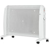 [EU Almacén] Calefactor eléctrico de mica de 1000 W/2000 W con 2 niveles de potencia para 15–20 m² – 79 x 27 x 54 cm – Blanco