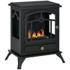[EU Almacén] Chimenea de etanol independiente, autonomía de 3 horas, para hasta 25 metros cuadrados, carcasa de acero inoxidable, color negro, 45 x 28 x 54 cm.