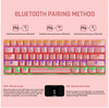 Teclado Gamer Leaven K28 Bluetooth 60% Ingles