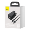 Cargador Baseus Super Si 25w Carga Rapida + Cable Tipo C