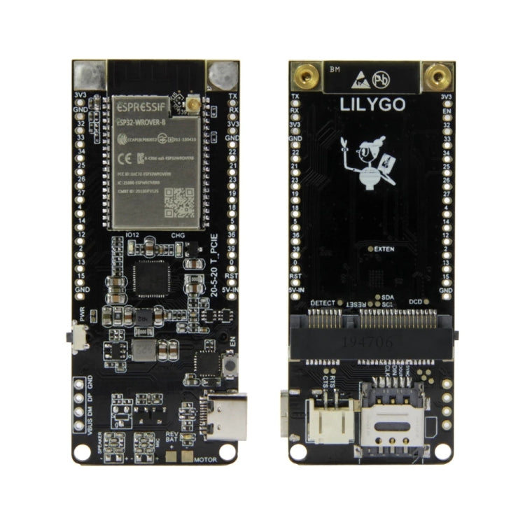 TTGO T-PCIE ESP32-WROVER-B AXP192 Chip WIFI Bluetooth Nano Card Módulo ...