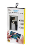 Cable Tipo C Reversible 90º Reforzado Tecmaster