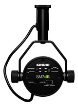 Micrófono Vocal Dinámico Shure SM7dB con Preamplificador Integrado XLR Negro