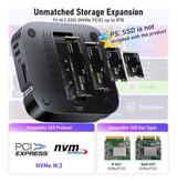 Lemorele TC800 Docking Station Para Mac Mini M4