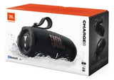 Parlante Bluetooth JBL Charge 6 portátil negro vista frontal