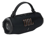 Parlante Bluetooth JBL Charge 6 portátil negro vista lateral