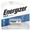 Pila Energizer litio CR123 de 3V fotográfica