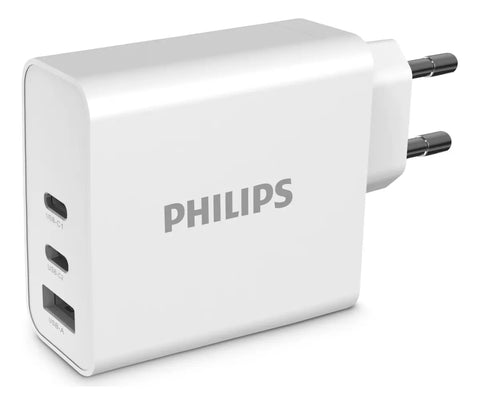 Cargador Philips GaN de 65 W DLP2683 blanco