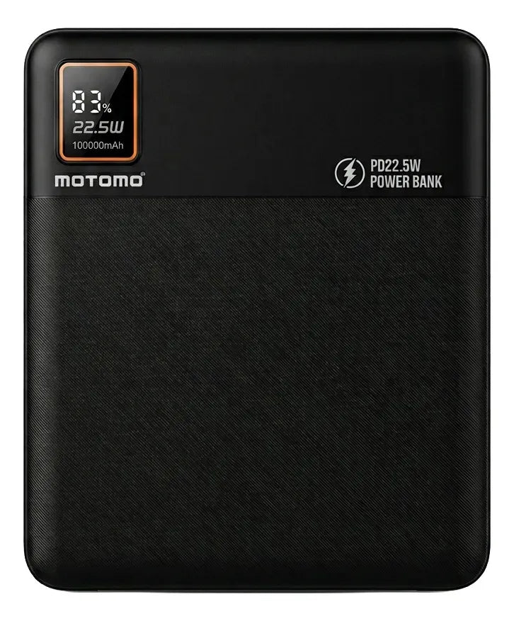 Power bank Motomo MO-153L negro de gran capacidad