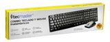 Kit teclado y mouse inalámbrico Tecmaster TM-100512 negro vista lateral