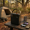 Power bank Motomo MO-153L negro de gran capacidad vista lateral
