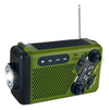 Radio de emergencia solar con dinamo Mlab verde