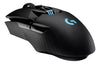 Mouse gamer Logitech G502 HERO negro vista lateral