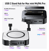 Lemorele TC800 Docking Station Para Mac Mini M4